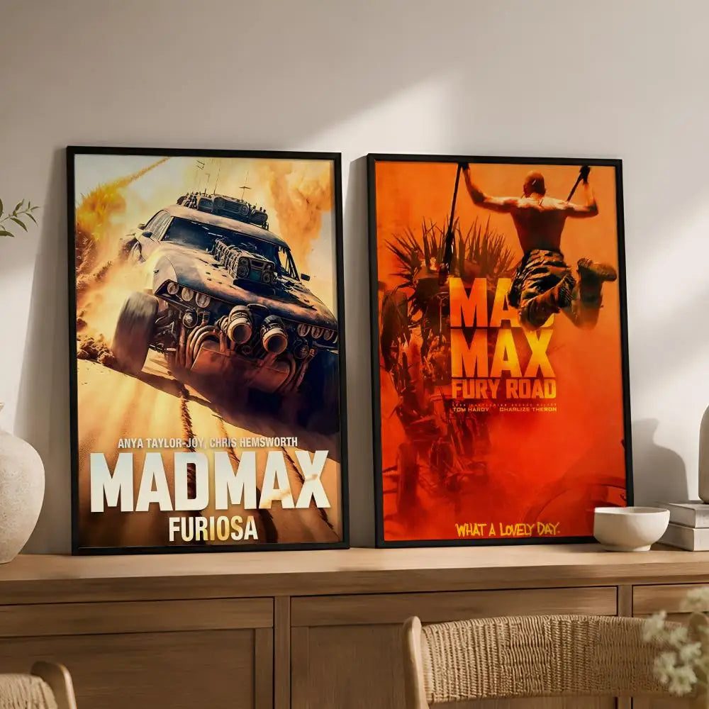 Mad Max Waterproof PVC Wall Poster – Peel & Stick HD Art Wall Art Poster Axl