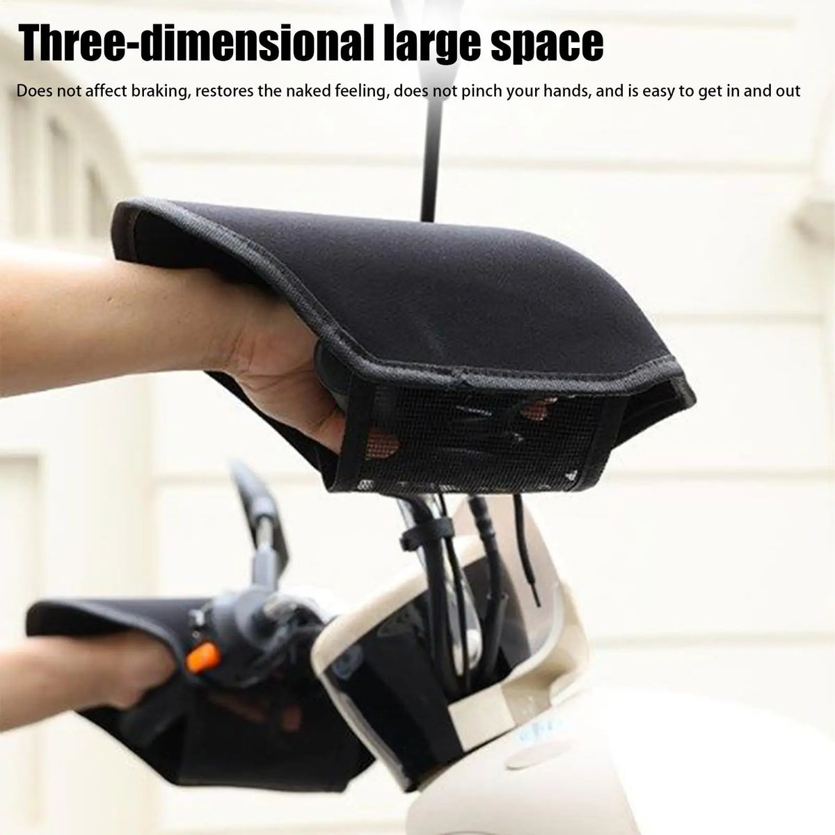 Motorcycle Handlebar Gloves – UV, Rain & Wind Protection Handlebar Gloves Axl