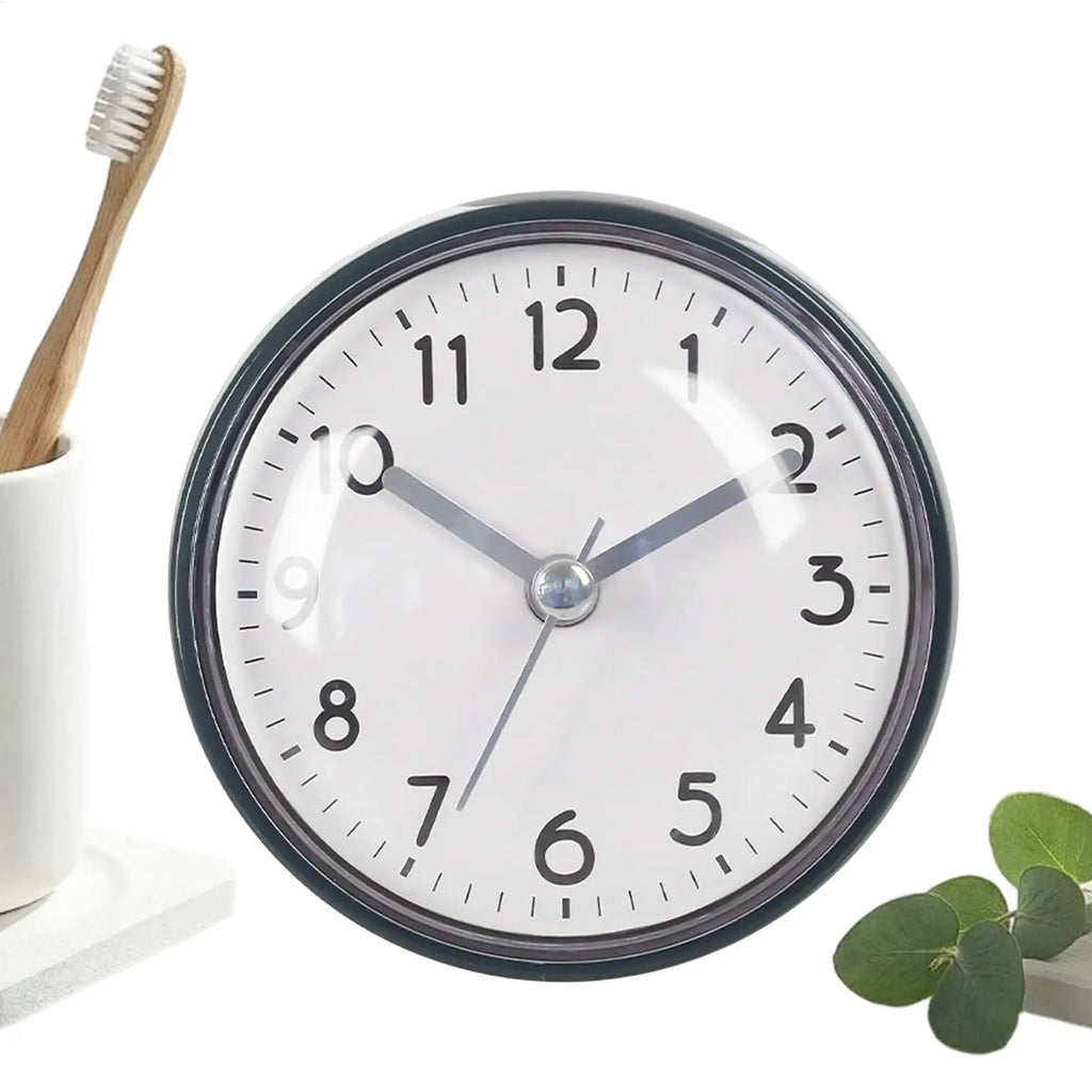 Waterproof Anti-Fog Shower Clock – Suction Mount Digital Waterproof Wall Clock Axl