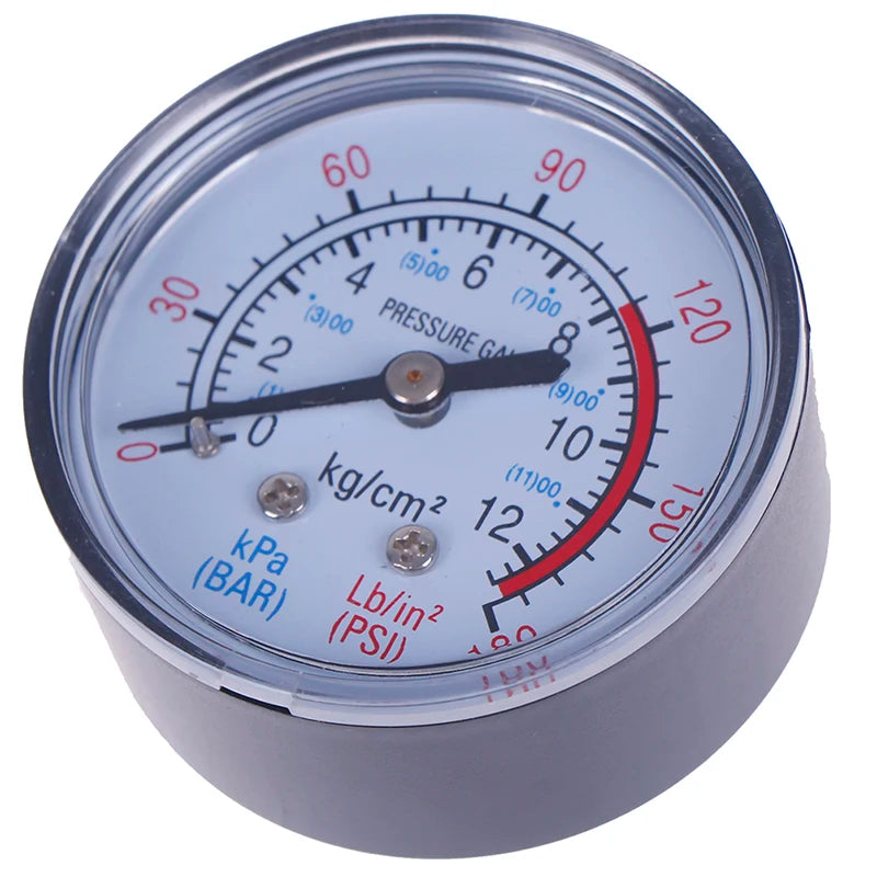 Air Compressor Pressure Gauge 0–180 PSI 12 Bar | 1/4 BSP Pressure Gauge Axl Onesize