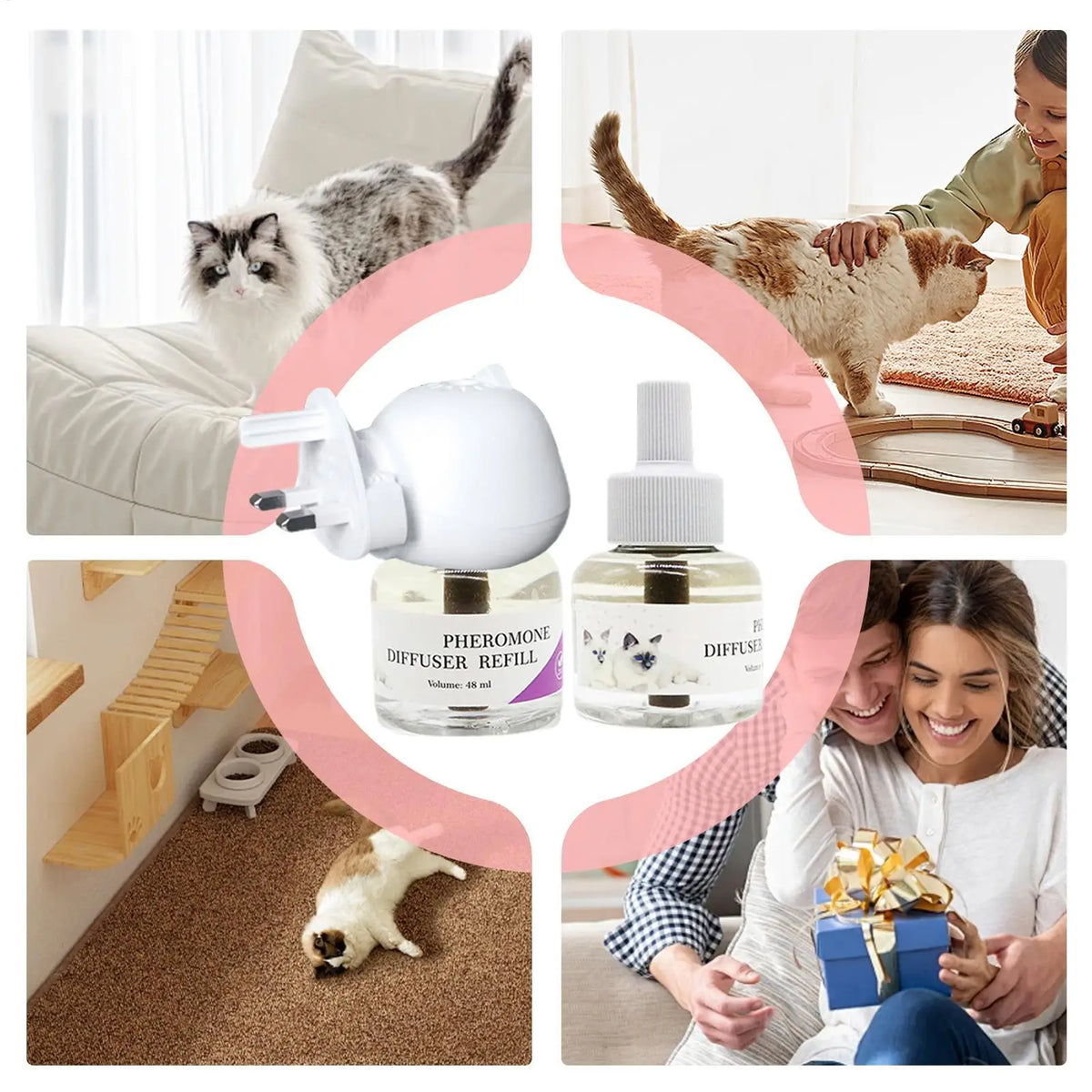 Cat Calming Pheromone Diffuser – Plug-In Kit for Indoor Cats Cat Calming Diffuser Axl