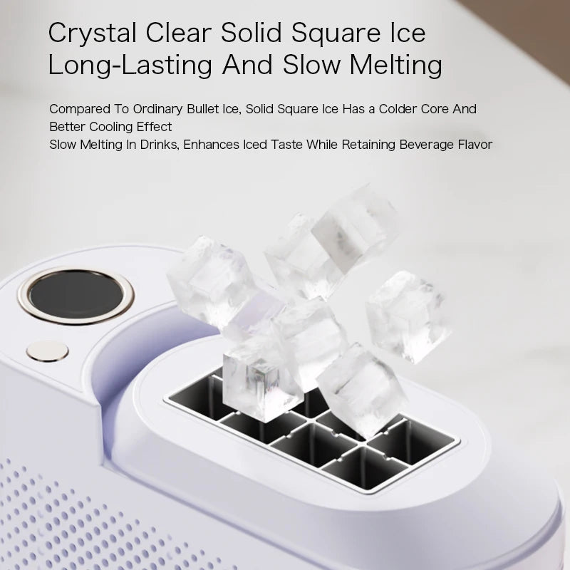BALASHOV Mini Portable Ice Maker – Home, Car & Camping Portable Ice Maker Axl