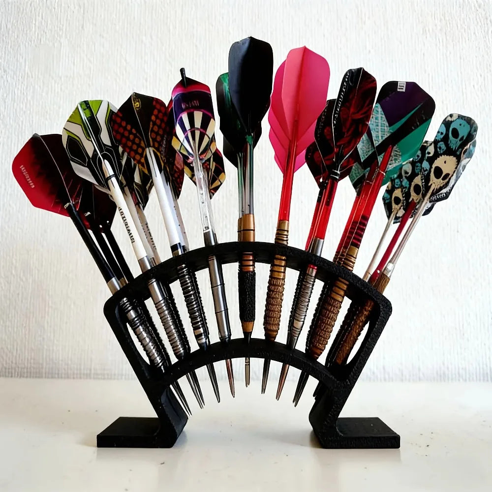 2-Pack 27-Slot Dart Holder Rack – Game Room Storage Organizer Dart Storage Rack Axl
