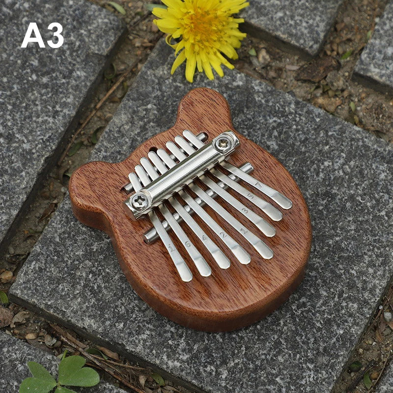 8-Key Mini Kalimba Thumb Piano Keychain – Gift for Kids Mini Thumb Piano Axl A3
