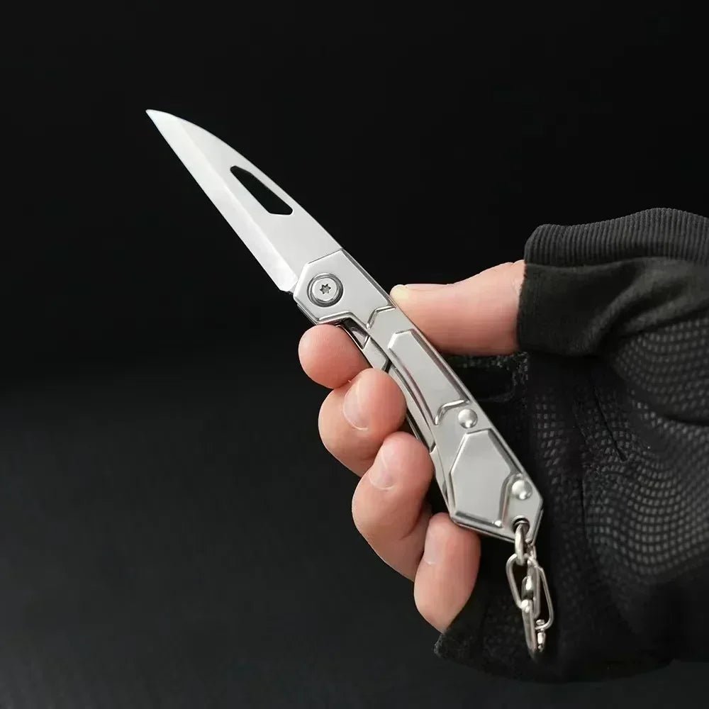 Stainless Steel Folding Pocket Knife – Portable Outdoor Multi-Use Folding Pocket Knife Axl