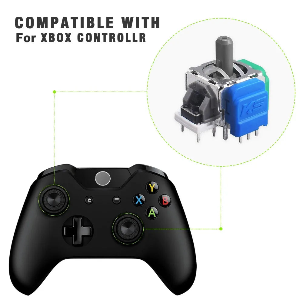TMR Hall Effect Anti-Drift Joystick PS5/PS4/Xbox/Switch Pro Controller Replacement Part Axl for XBOX
