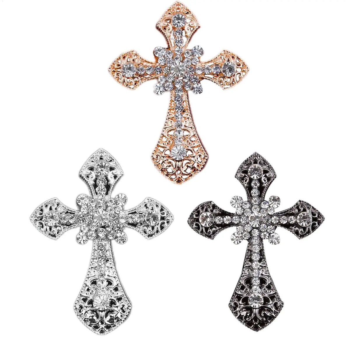 Bling Cross Car Vent Clip Air Freshener – Rhinestone Aroma Diffuser Car Air Freshener Axl