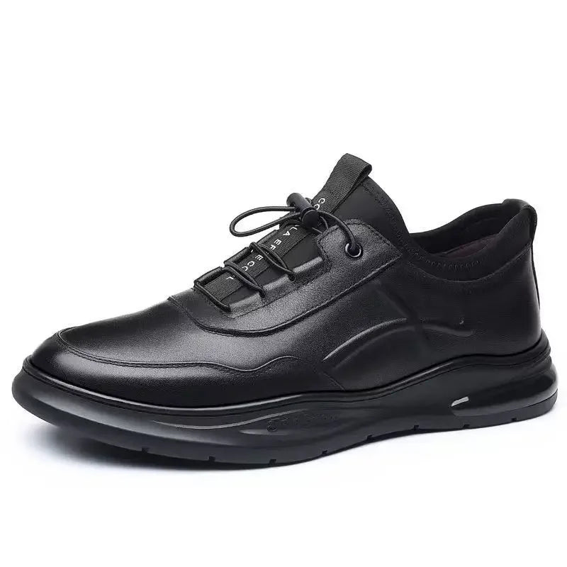 Men's Leather Casual Loafers – Breathable Non-Slip Shoes Men's Casual Loafers Axl