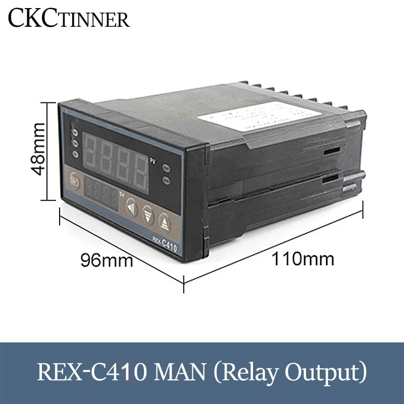 PID Digital Temperature Controller 220V REX-C Series | Thermostat PID Temperature Controller Axl REX-C410MAN