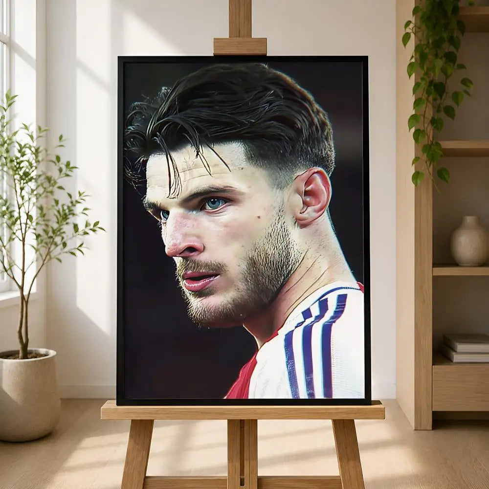 Declan Rice Football Poster – HD Self-Adhesive Wall Art Wall Art Poster Axl