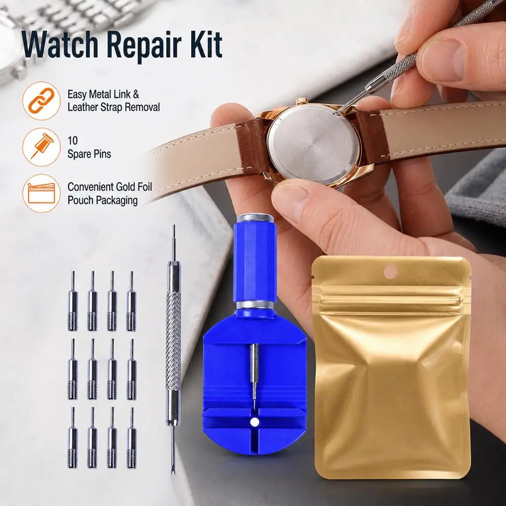 Watch Link Remover Tool Kit – 14pc Band Pin Repair Set Watch Repair Tool Kit Axl