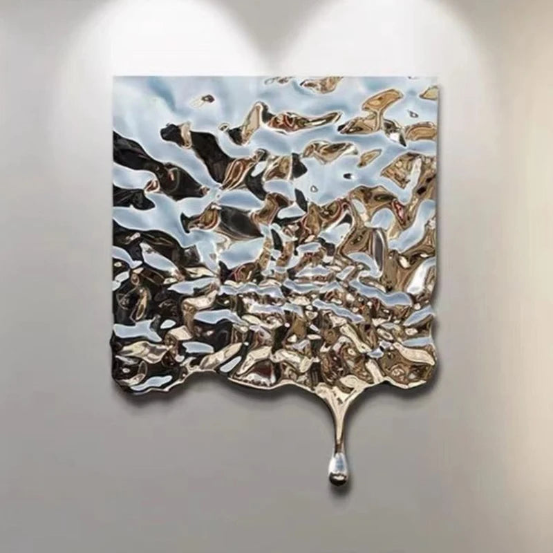 Modern Minimalist Metal Wall Art – Iron Home Decor Accent Metal Wall Art Axl