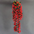 Silk Morning Glory Artificial Wall Hanging Flower Bouquet 85cm Artificial Flower Bouquet Axl 07