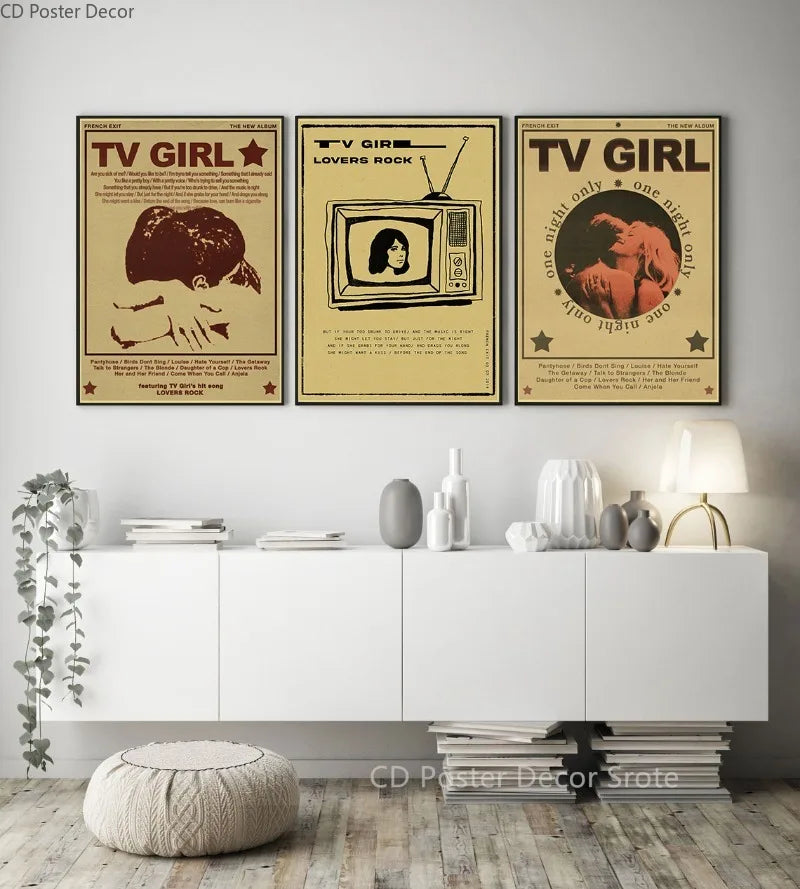 TV Girl Poster – Who Really Cares, French Exit & Lovers Rock Music Wall Art Poster Axl