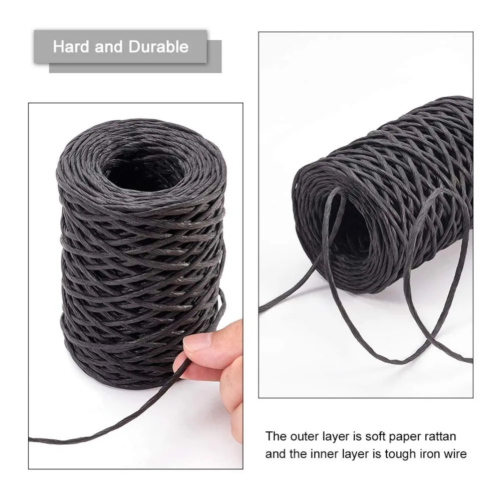 Paper Wrapped Floral Bind Wire – 164 ft for Crowns & Wreaths Floral Craft Wire Axl