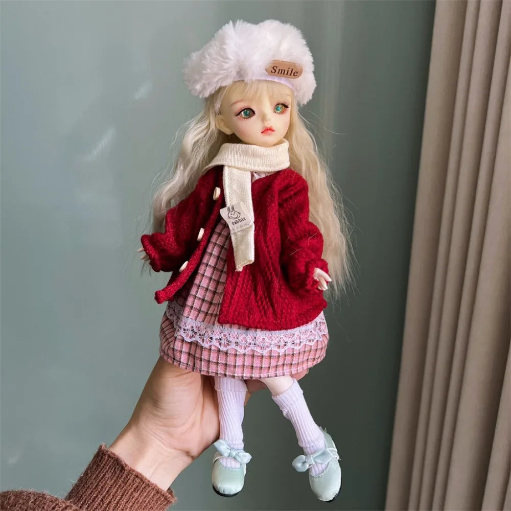 30cm BJD Doll Clothes – 1/6 Scale Outfit Set | Cartoon Dress Doll Outfit Set Axl Style 4
