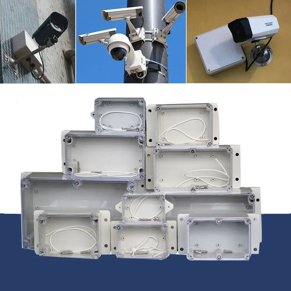 IP65 Waterproof ABS Junction Box – Transparent Cover Enclosure Electrical Enclosure Box Axl