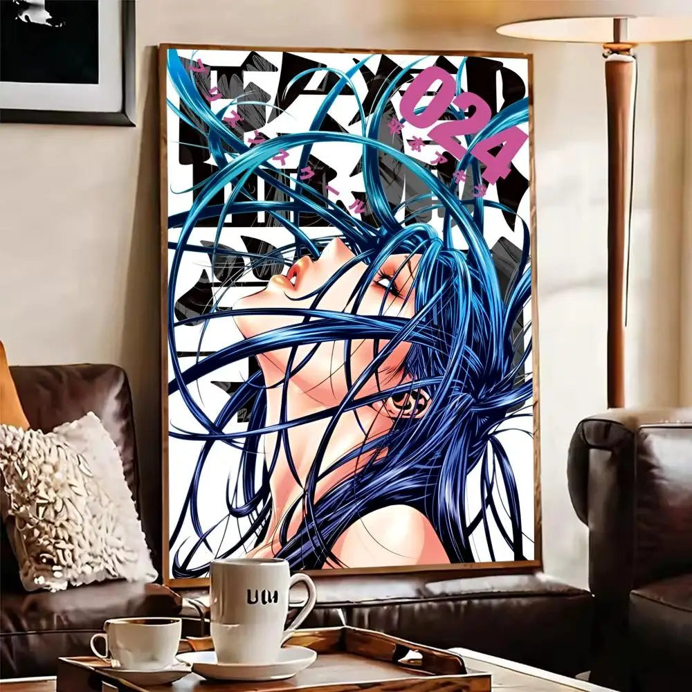 Anime Prison School Canvas Wall Art – Unframed Poster Print Canvas Wall Art Axl