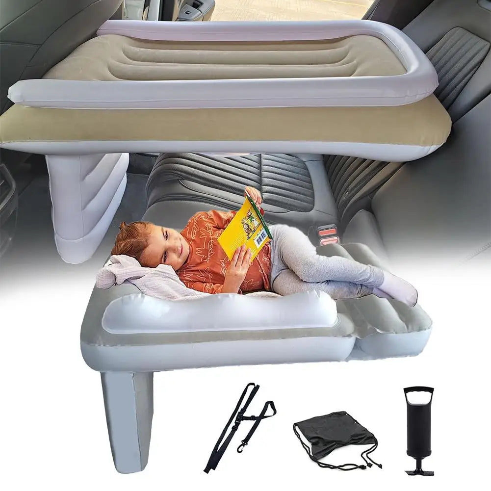 Toddler Inflatable Airplane Bed & Travel Seat Extender Mattress Toddler Travel Bed Axl