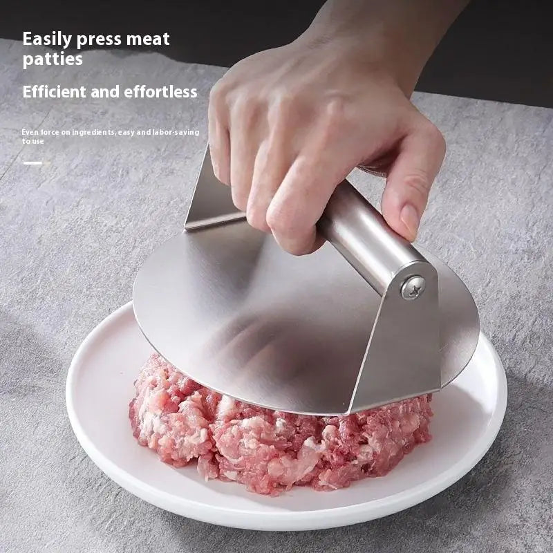 Stainless Steel Smash Burger Press – Round Patty Mold Burger Press Axl