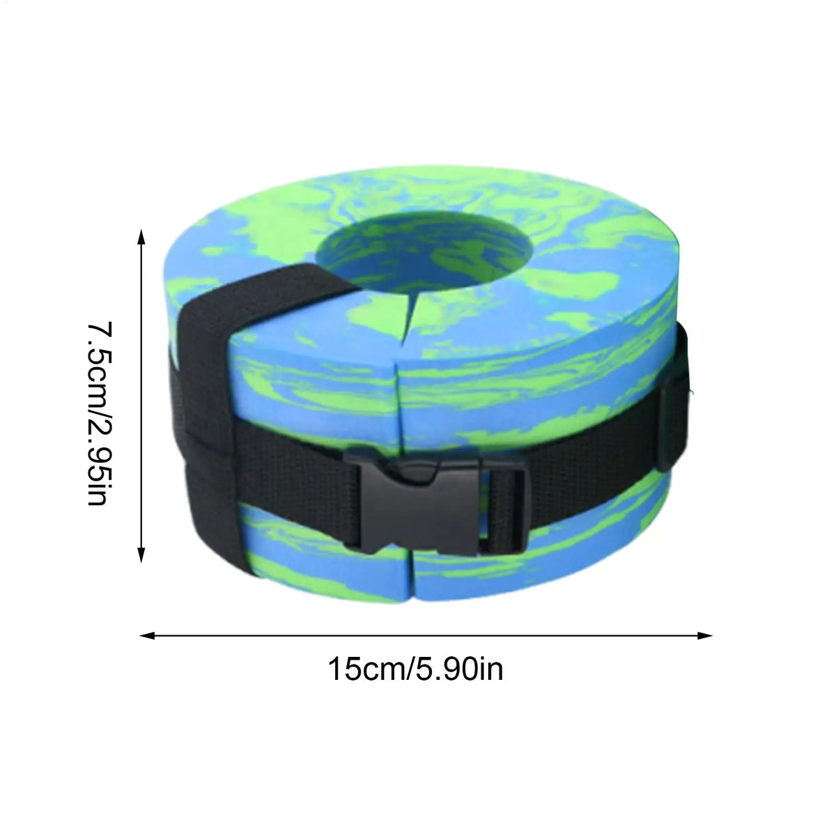 EVA Swim Cuffs – Adjustable Water Aerobics Float Ring for Adults Aquatic Float Cuffs Axl