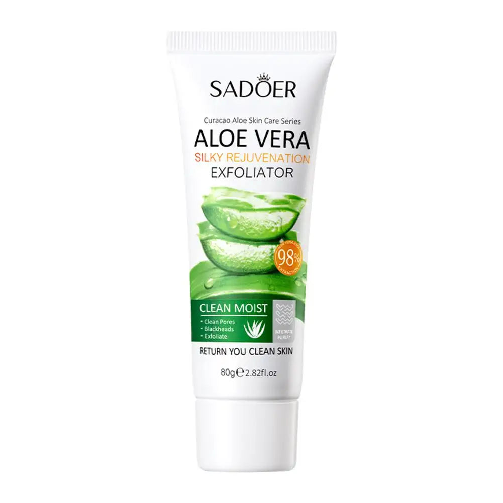 Aloe Vera Face Exfoliating Gel – Pore Minimizing Scrub 30–100g Facial Exfoliating Scrub Axl G 80g