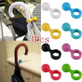 3-Pack Colorful Umbrella Hook Holder Bracket & Storage Rack Umbrella Hook Holder Axl Random Color