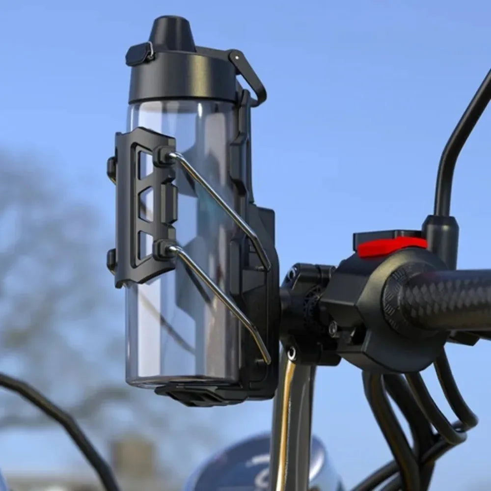 Universal Rotating Handlebar Cup Holder – Bike & Motorcycle Handlebar Cup Holder Axl