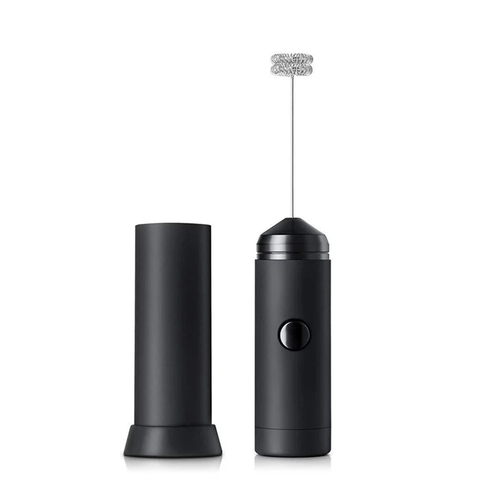 BALASHOV Double Spring Electric Milk Frother – 12000 RPM Electric Milk Frother Axl Black