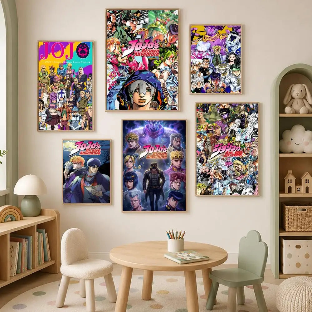 JoJo's Bizarre Adventure Self-Stick HD PVC Wall Poster Anime Wall Poster Axl