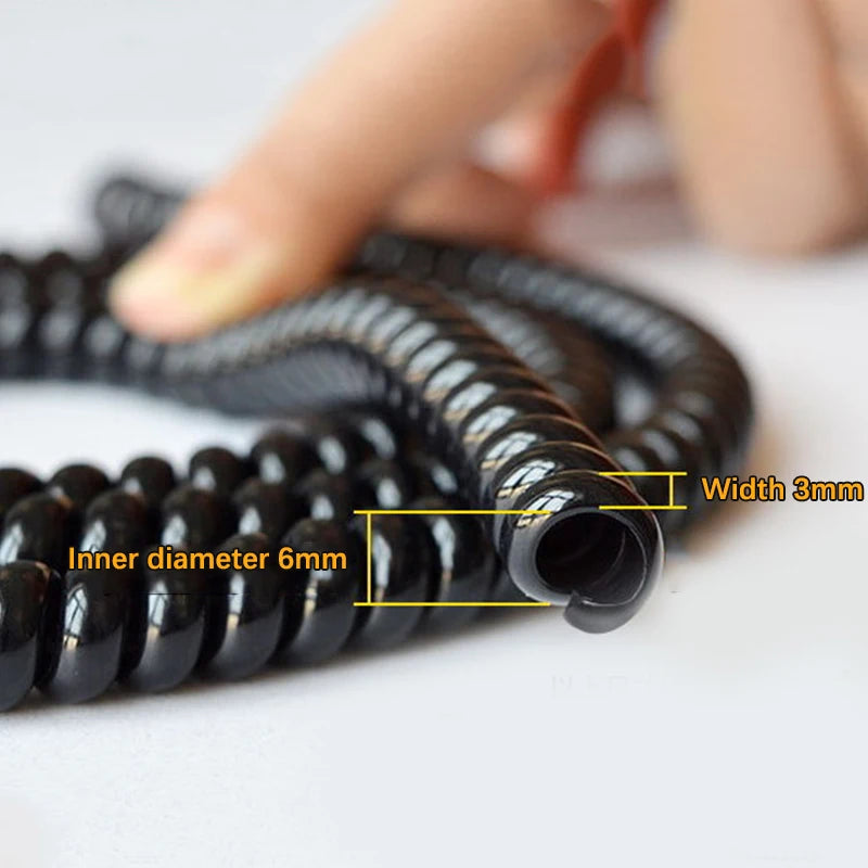 90cm TPU Spiral Cable Winder – Scooter Wire Organizer Cable Wire Organizer Axl one size