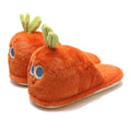 Lorilury Carrot Fur Slippers – Women's Novelty Indoor Slides Novelty Fur Slippers Axl Orange 40-41