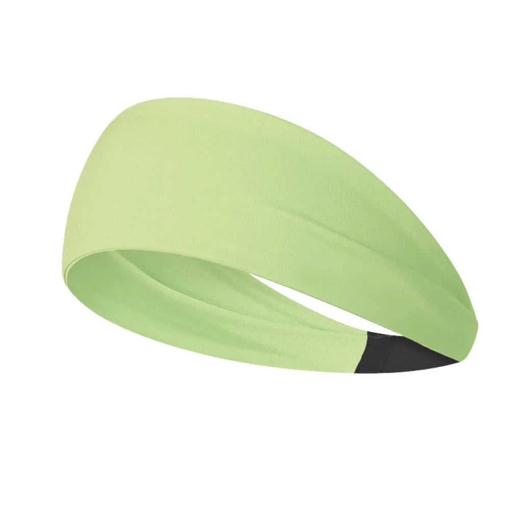 Women's Quick-Dry Moisture-Wicking Workout Headband Stretchy Sports Headband Axl Light green