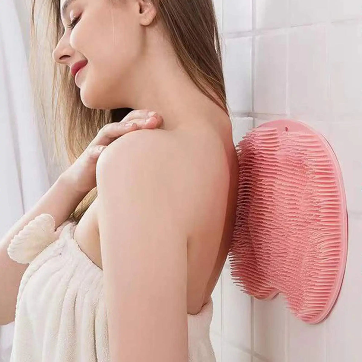 Silicone Shower Foot Scrubber Mat – Exfoliate & Massage Foot Scrubber Mat Axl