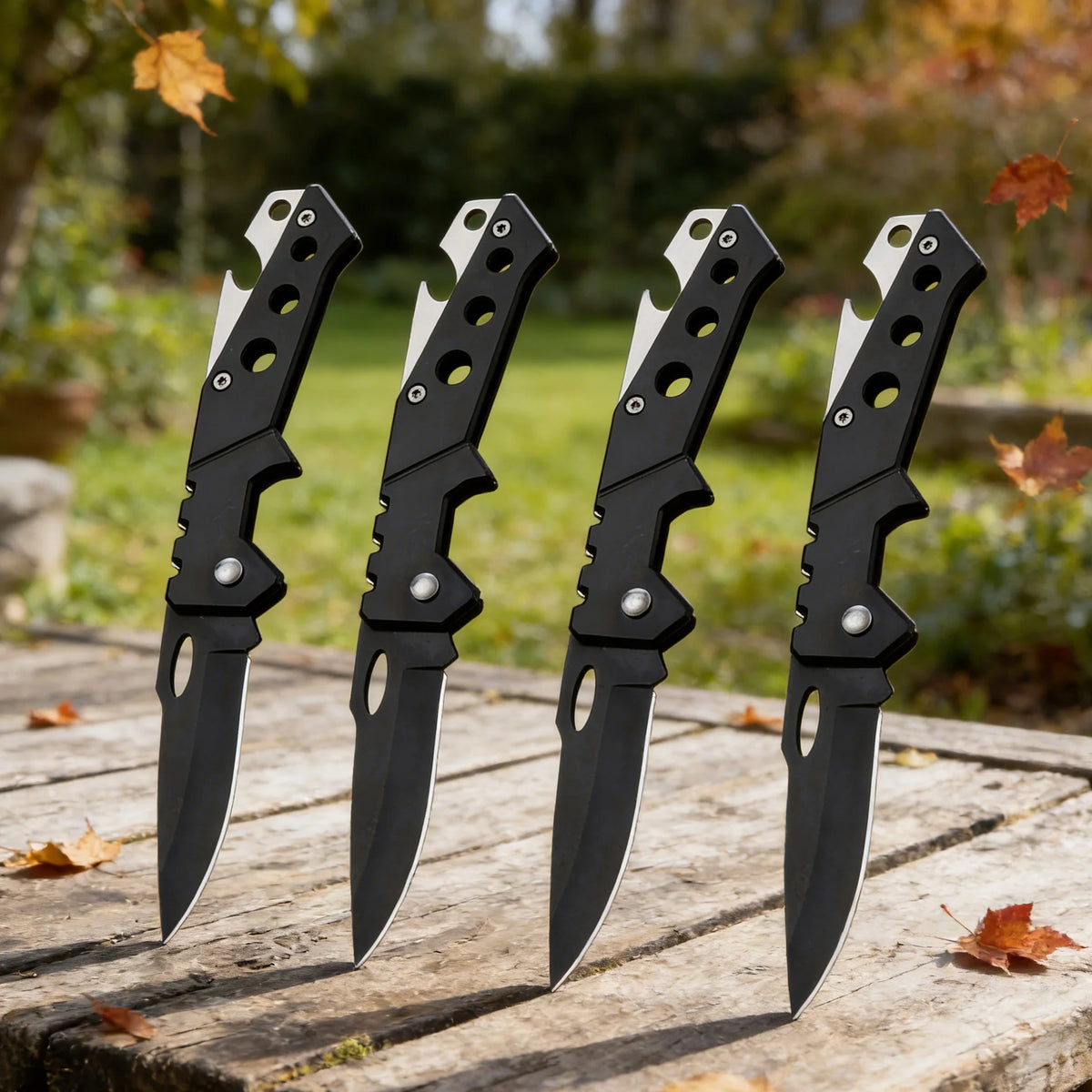 Multi-Tool Folding Utility Knife – Stainless Steel Camping Blade Folding Utility Knife Axl Folding Knife-4PCS