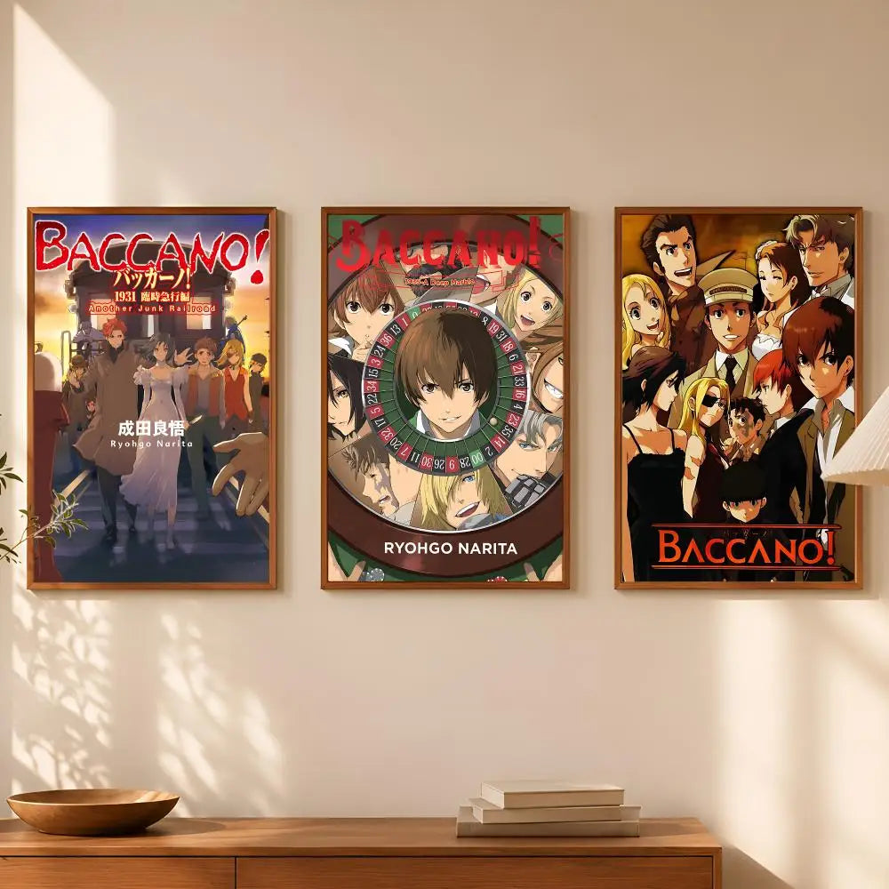 Anime Baccano Self-Stick HD Wall Art Poster – Waterproof Decor Anime Wall Poster Axl