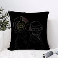 Daft Punk Linen Cushion Cover – Hidden Zipper Pillowcase Decorative Pillow Cover Axl White4 35X35cm