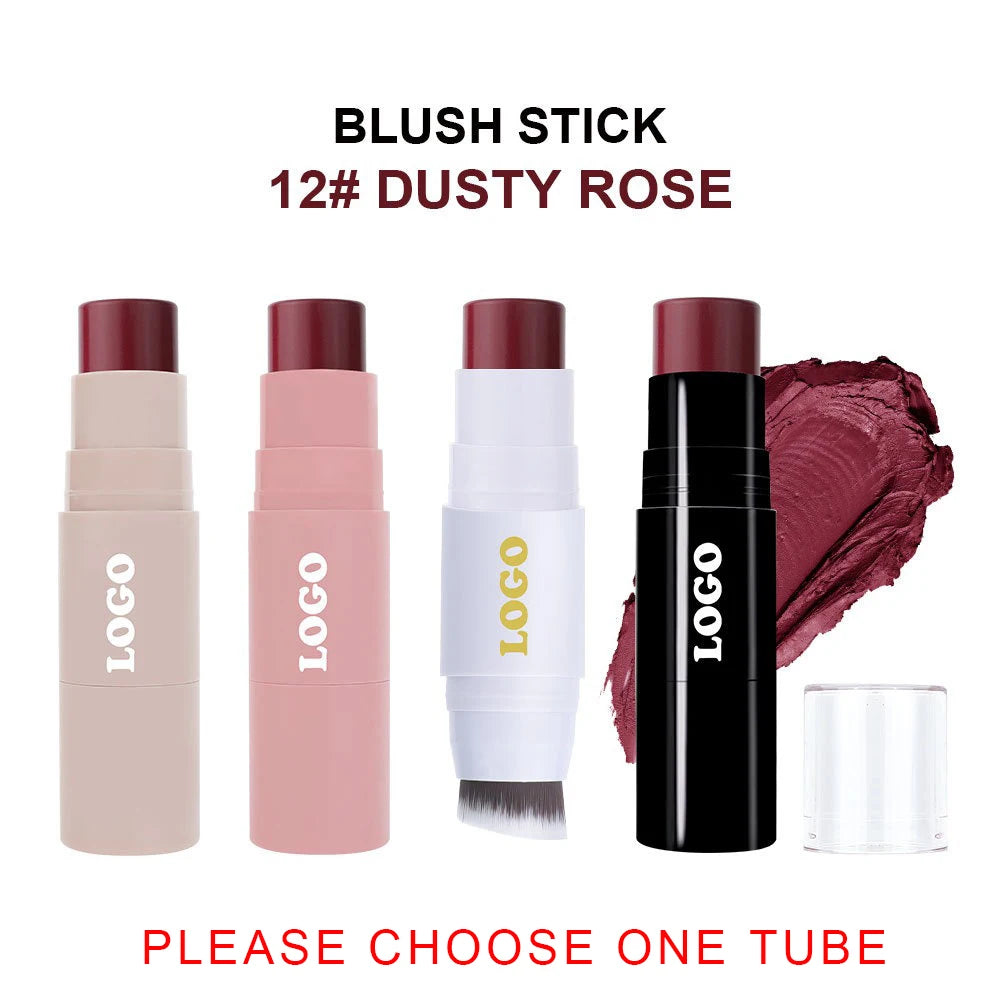 Waterproof Blush Stick – Long-Lasting Pigment Face Blusher Blush Stick Axl