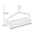 Space-Saving Foldable Clothes Hanger with Clip – Extendable Clothes Hanger Axl A