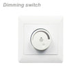 220V Rotary Dimmer Switch – Filament Lamp Brightness Controller Rotary Dimmer Switch Axl Beige