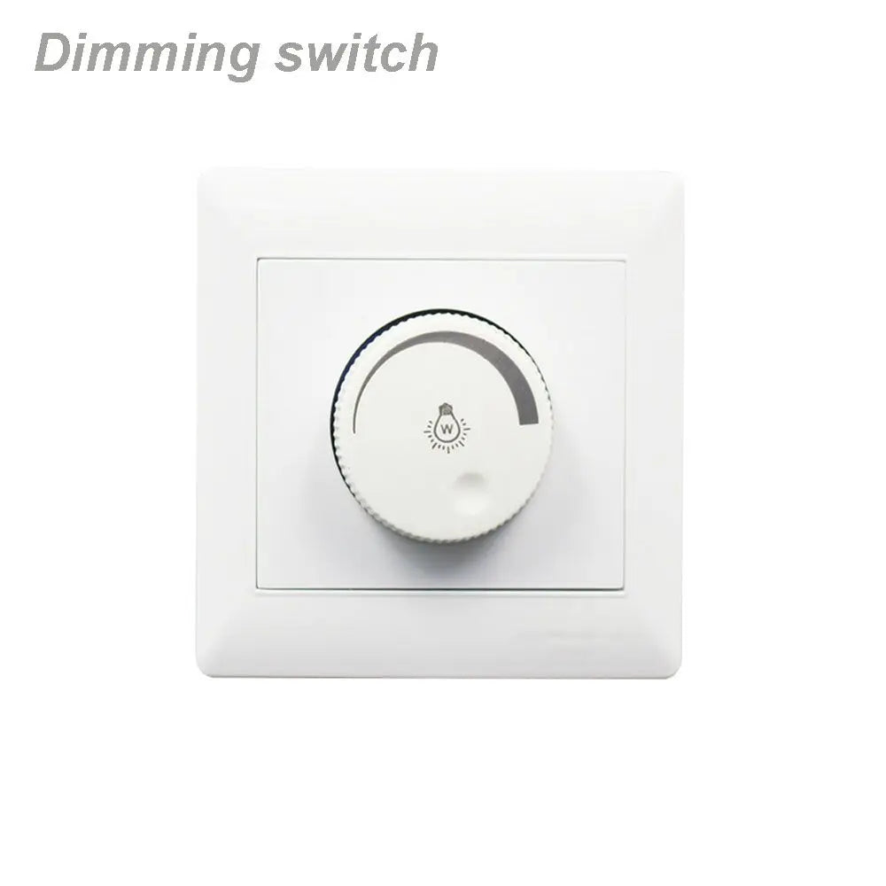 220V Rotary Dimmer Switch – Filament Lamp Brightness Controller Rotary Dimmer Switch Axl Beige