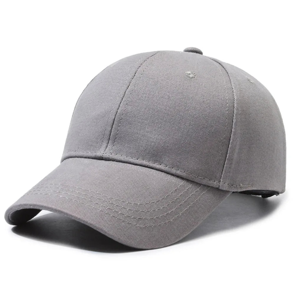 Unisex UPF 50+ Baseball Cap – Breathable Cotton Sun Hat Baseball Cap Axl Grey