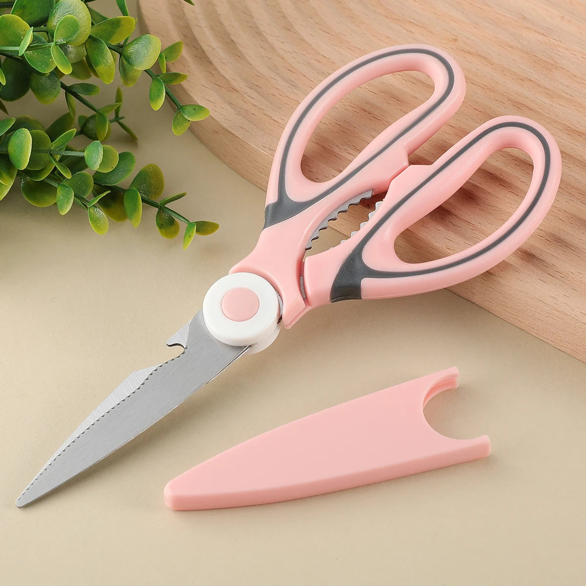 Stainless Steel Kitchen Scissors with Cover | Multi-Use Food Shears Kitchen Food Shears Axl 1pcs 1