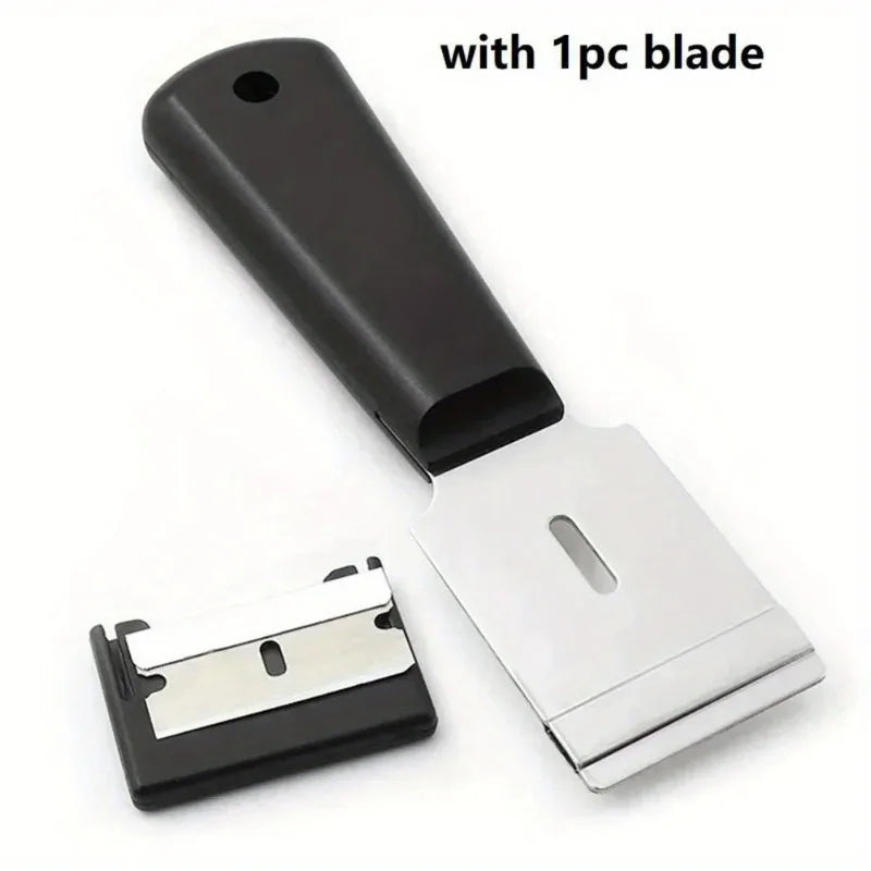 Replaceable Blade Scraper & Leather Cutting Craft Tool Craft Scraper Tool Axl black