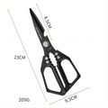 Multifunctional Stainless Steel Kitchen Scissors & Shears Kitchen Shears Axl 1pc Black