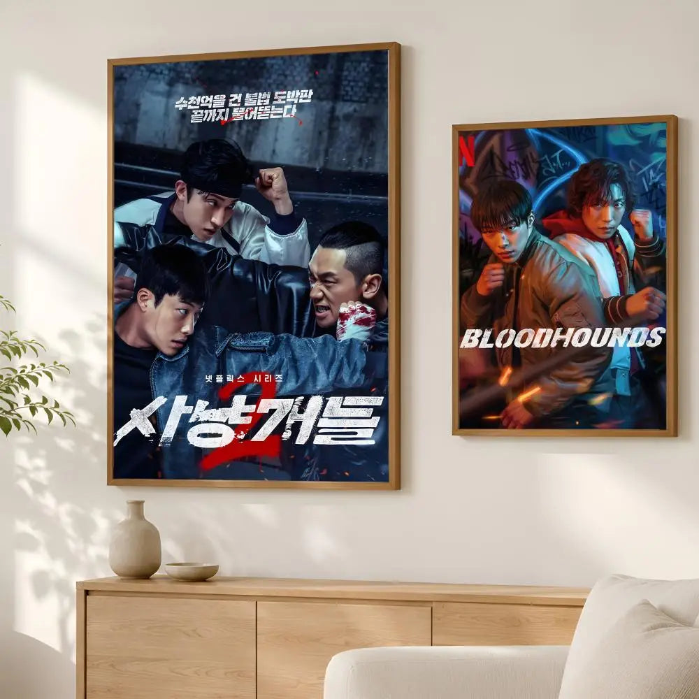 Bloodhounds HD PVC Self-Stick Wall Poster – Waterproof Decor Wall Art Poster Axl