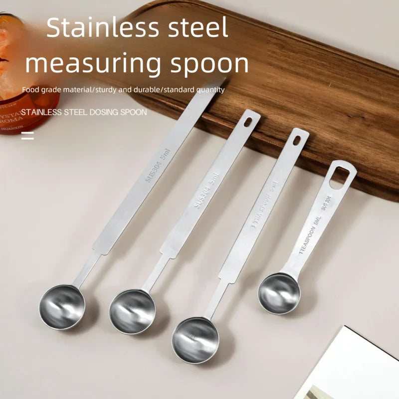 Stainless Steel Graduated Measuring Spoon – 5ml Coffee Scoop Measuring Spoon Axl