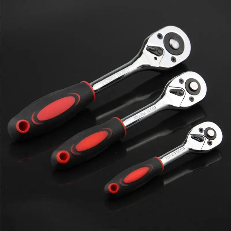 1/4 3/8 1/2" Ratchet Wrench – 24 Tooth Drive Socket Tool Ratchet Wrench Axl