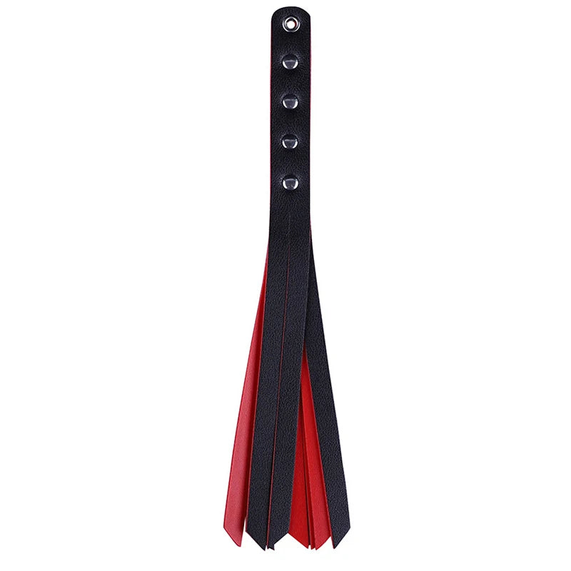 PU Leather Horse Riding Crop – Equestrian Training Whip Equestrian Riding Crop Axl black red