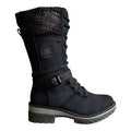 Women's Winter Lace-Up Mid-Calf Boots | Low Wedge Snow Boot Women's Winter Boots Axl black 39